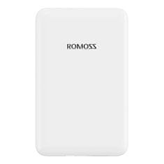 Romoss powerbank z induktivnim polnjenjem ws05, 5000 mah, magsafe (bela)