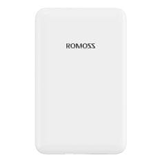 Romoss powerbank z induktivnim polnjenjem ws05, 5000 mah, magsafe (bela)