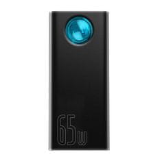 BASEUS powerbank amblight 30000mah, 4xusb, usb-c, 65w (črna)