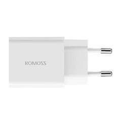 Romoss omrežni polnilnik ac30t, usb + usb-c, 30 W (bel)