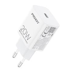 slomart omrežni polnilnik pisen 20w pd (bel)