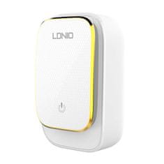 LDNIO omrežni polnilec s funkcijo nočne luči a4405, 3x usb, 22W (bela)