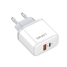 LDNIO omrežni polnilec a2526c usb, usb-c 45w + kabel lightning