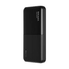 slomart powerbank vipfan ultra-thin f04 10000mah, 2x usb (črna)