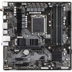 Gigabyte B760M DS3H AX osnovna plošča, DDR4, DDR4, SATA3, USB3.2Gen2, DP, WiFi, LGA1700, mATX