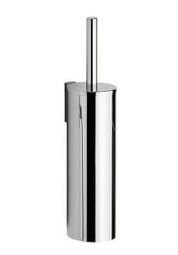 Gedy AQUALINE Viseča WC ščetka Lift&Clean, krom, mat črna plastika