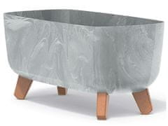 nabbi Plastični sadilnik na nogah DGCL400E 39 cm - sivi beton