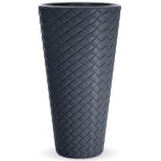 nabbi Visok plastični sadilnik DPMT400 40 cm - antracit
