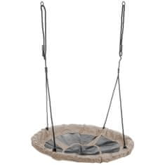 nabbi Otroška gugalnica Nest 95 cm - črna / bež