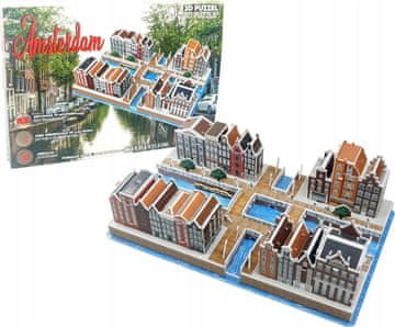 3D sestavljanka Amsterdam 107 kosov