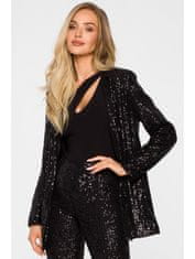 Made of Emotion Ženski blazer Meeno M724 črna XXL
