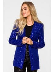 Made of Emotion Ženski blazer Meeno M724 kraljevsko modra XXL