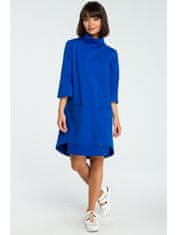 BeWear Ženska mini obleka Yaa B089 kraljevsko modra L