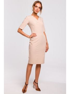 Made of Emotion Ženska mini obleka Yemen M455 bež