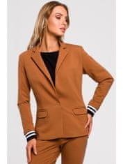 Made of Emotion Ženski blazer Passang M459 karamela L