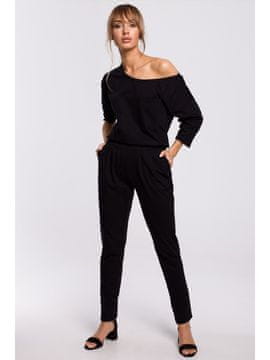 Made of Emotion Ženski kombinezon Jampa M497 črna