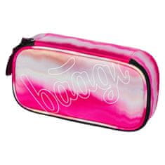 BAAGL 3 SET Skate Pink Stripes: nahrbtnik, peresnica, torba