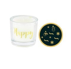 Ashleigh & Burwood Božična dišeča sveča SAY IT WITH SCENT Christmas Spice - Happy, 12 h