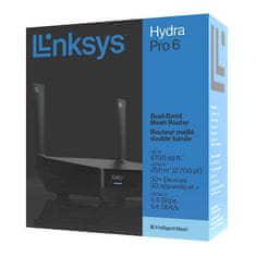 Linksys Hydra Pro 6 AX5400 usmerjevalnik, Dual Band, WiFi 6 (MR5500-KE)