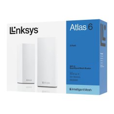 Linksys Velop Atlas 6 usmerjevalnik, WiFi 6, 2 kosa (MX2002-KE)