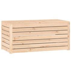 Vidaxl Vrtna škatla 101x50,5x46,5 cm trdna borovina