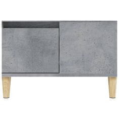 shumee Klubska mizica betonsko siva 55x55x36,5 cm inženirski les