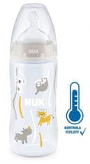 Nuk FC+ steklenička z uravnavanjem temperature 300 ml - bež
