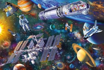Schmidt Puzzle Space Fun 100 kosov