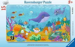 Ravensburger Puzzle Živali pod morjem 15 kosov