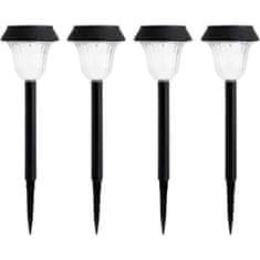 master LED 4x Solarna vrtna svetilka LED v tleh 38cm 6000K Hladno bela