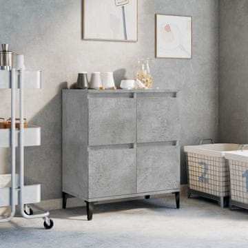 Vidaxl vidaXL Predalnik, betonsko siv, 60x35x70 cm, material na osnovi lesa