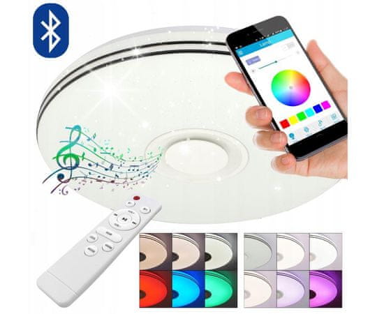 master LED LED plafonjera 48W 3CCT+RGB+bluetooth 3600lm IP20 160° ZVEZDNO NEBO – PORTO