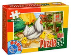 D-Toys Puzzle Piščančki s piščančki 54 kosov