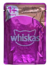 Whiskas WHISKAS Piščančje in Puranje dobrote v želeju - mokra hrana za mačke - 80 x 85 g, za zdravo in srečno mačje življenje