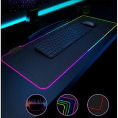 Verk Podloga za miško LED RGB - 80x30 cm
