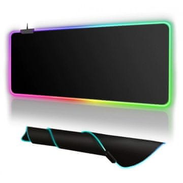 Verk Podloga za miško LED RGB - 80x30 cm