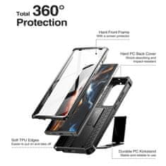 Tech-protect Kevlar ovitek za Samsung Galaxy S23 Ultra, črna