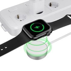 Tech-protect Ultraboost USB magnetni polnilnik na Apple Watch 1.2m, bela