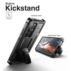 Tech-protect Kevlar ovitek za Samsung Galaxy S23 Ultra, črna