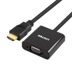 Unitek UNITEK Y-6333 HDMI v VGA in 3.5 mm adapter, Plug and Play, črni, dostava v 24h, visoka kakovost povezave