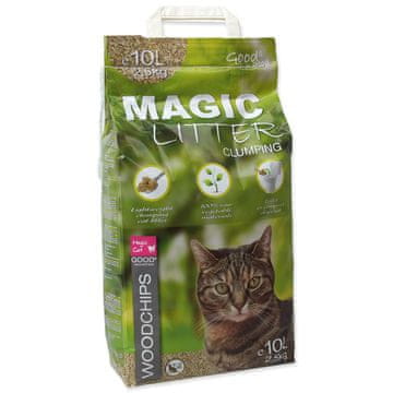Magic cat Kočkolit MAGIC CAT Litter Woodchips 10l 2,5 kg