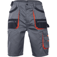 Cerva Group Carl be kratke delovne hlače do pasu, temno siva, 62