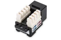 Digitus CAT 6 Keystone Jack, neekraniran RJ45 za LSA, črn