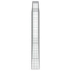 Vidaxl Obokane gabion košare 25kosov 400x50x220/240cm pocinkano železo