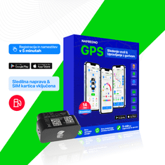 EEVY GPS sledilnik FUEL- Komplet vsebuje napravo + SIM kartico in 14 dni brezplačne uporabe.