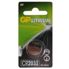 GP CR2032 baterija, litijeva, blister