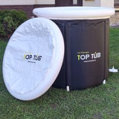 Topsauna Hladilna kad TOP TUB XL 85 x 75, sod za ledeno kopel, zložljiva in prenosna