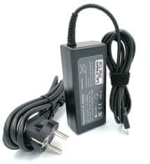 Ultra Parts Univerzalni polnilnik za prenosnike 65W USB-C z AC kablom