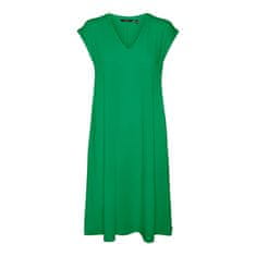 Vero Moda Ženska obleka VMMARIJUNE Relaxed Fit 10281918 Svetlo Green (Velikost S)