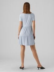 Vero Moda Ženska obleka VMFILLI Regular Fit 10248703 Skyway (Velikost M)